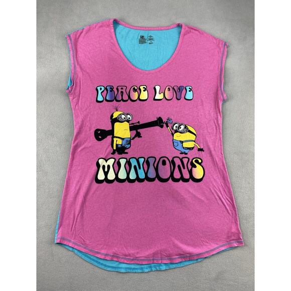 Universal “Peace, Love Minions “ PJ Dress Women’s 2X - Picture 1 of 13